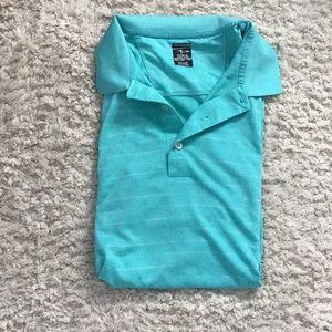 Baby blue golf shirt